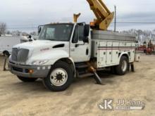 Versalift VST-6000I, Articulating & Telescopic Material Handling Bucket Truck center mounted on 2006