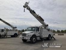 Altec DC47-TR, Digger Derrick rear mounted on 2013 Freightliner M2 106 4x4 Utility Truck Runs, Moves