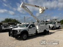 (Azle, TX) HiRanger HR40-M, Material Handling Bucket Truck mounted behind cab on 2018 Ford F550 4x4