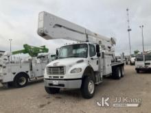 Altec A77T-E93, Articulating & Telescopic Material Handling Elevator Bucket Truck rear mounted on 20