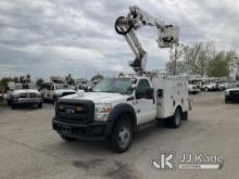 Altec AT37G, Articulating & Telescopic Bucket Truck mounted behind cab on 2013 Ford F550 4x4 Service