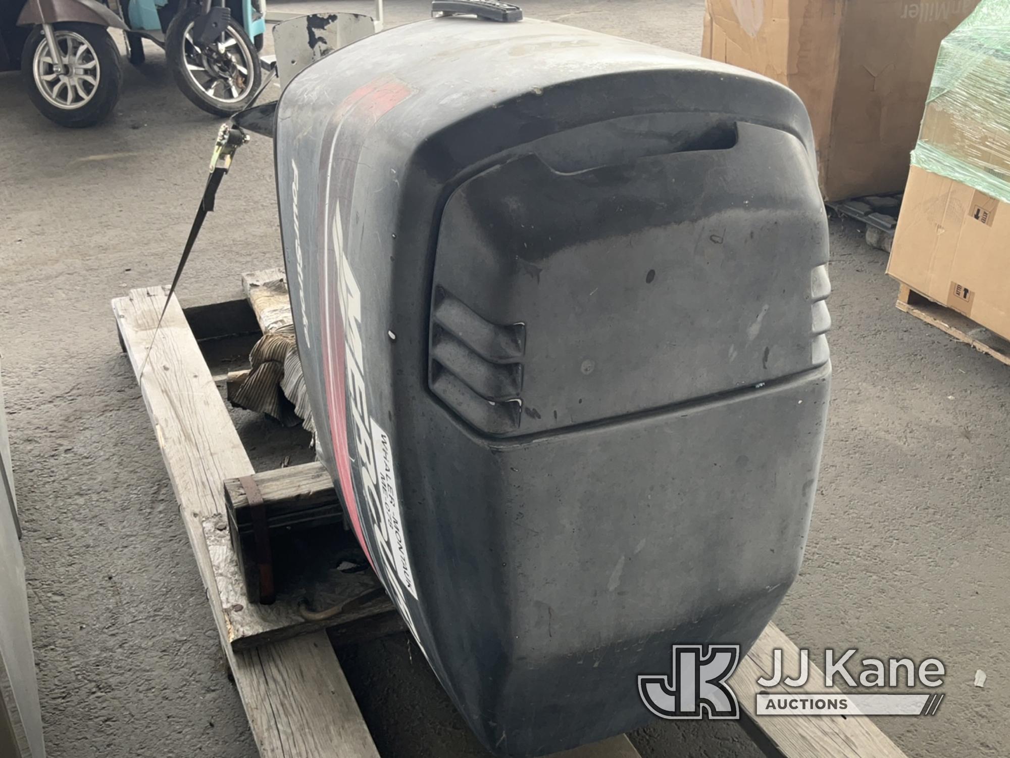 (Jurupa Valley, CA) 2000 Mercury ELPT90 Outboard Motor, Mercury Boat Engine 4 Stroke Used