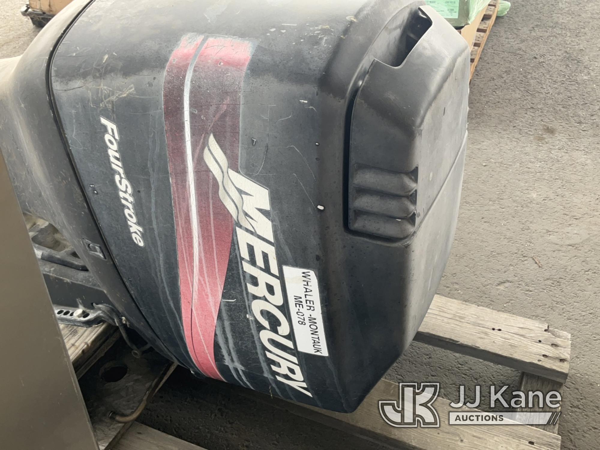 (Jurupa Valley, CA) 2000 Mercury ELPT90 Outboard Motor, Mercury Boat Engine 4 Stroke Used