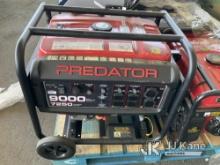 1 Predator 9000 Generator (Used) NOTE: This unit is being sold AS IS/WHERE IS via Timed Auction and 
