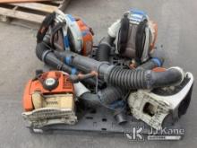 (Jurupa Valley, CA) 1 Pallet Of 4 Stihl Leaf Blowers (Used ) NOTE: This unit is being sold AS IS/WHE