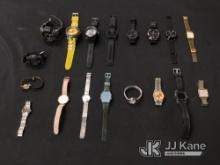 (Jurupa Valley, CA) 18 watches | authenticity unknown | possible costume jewelry (Used) NOTE: This u