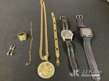 (Jurupa Valley, CA) Watches | chain | bracelet | possibly costume jewelry | authenticity unknown (Us