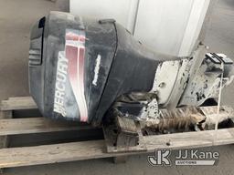 (Jurupa Valley, CA) 2000 Mercury ELPT90 Outboard Motor, Mercury Boat Engine 4 Stroke Used