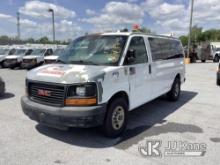 2009 GMC Savana G3500 Cargo Van Runs & Moves, Check Engine Light Blinking, Traction Light On, Rust &