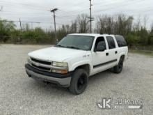 2004 GMC Suburban 2500 4x4 4-Door Sport Utility Vehicle Runs & Moves) (Check Engine Light On, Rust D