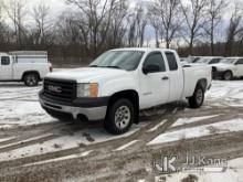 2013 GMC Sierra 1500 4x4 Extended-Cab Pickup Truck Runs & Moves, Jump To Start, TPS Light On, Missin