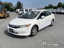 2012 Honda Civic 4-Door Sedan CNG Only) (Runs & Moves, Rust & Body Damage