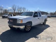 2013 GMC Sierra 1500 4x4 Extended-Cab Pickup Truck Runs & Moves, Check Engine Light On, Rust & Body 