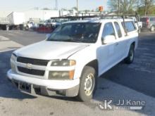 2009 Chevrolet Colorado Extended-Cab Pickup Truck Runs & Moves, Body & Rust Damage, Driver Side Rear
