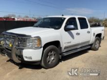 2010 Chevrolet Silverado 1500 4x4 Crew-Cab Pickup Truck Runs, Moves, Low Fuel