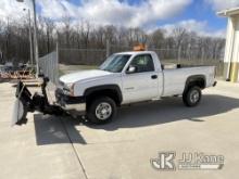 2003 Chevrolet K2500HD 4x4 Pickup Truck, Electric Cooperative Owned Unit Runs & Moves, Plow Operates