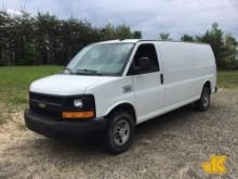 2016 Chevrolet G2500 Cargo Van Runs & Moves, Minor Body Damage, Cracked Windshield