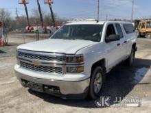 2014 Chevrolet Silverado 1500 4x4 Extended-Cab Pickup Truck Runs & Moves, Body & Rust Damage