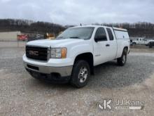 2012 GMC Sierra 2500HD 4x4 Extended-Cab Pickup Truck Runs & Moves, Jump To Start, Rust, Body & Paint