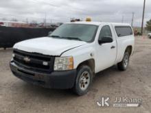 2009 Chevrolet Silverado 1500 Pickup Truck Runs & Moves) (Jump To Start, Oil Leak, Rust Damage