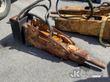 Hydraulic Hammer /Breaker Attachment (Condition Unknown ) NOTE: This unit is being sold AS IS/WHERE 