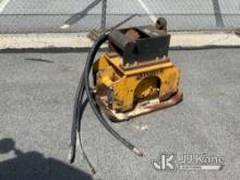 Indeco Hydraulic Plate Compactor Attachment (Condition Unknown ) NOTE: This unit is being sold AS IS