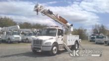 Altec DM47B-TR, Digger Derrick rear mounted on 2016 Freightliner M2 106 Utility Truck Runs, Moves, U