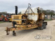 2001 Vermeer Corporation E900 Vacuum Excavation Unit Runs, Jump To Start, Tongue Jack Base Broken/Ru