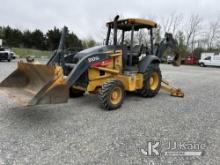 2016 John Deere 310SL Tractor Loader Backhoe Runs, Moves & Operates, Warning Light On, Seller States