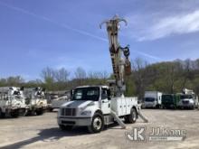 Altec DM47B-TR, Digger Derrick rear mounted on 2017 Freightliner M2 106 Utility Truck Runs, Moves & 