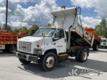 2009 GMC C8500 Dump Truck Runs, Moves & Dump Operates, Engine Light On, Body & Rust Damage