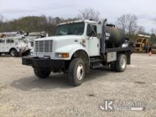 1999 International 4800 4x4 Tank Truck Runs, Moves & PTO Operates, Rust Damage