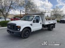 2008 Ford F-350 SD Dump Truck Runs & Moves