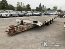 2003 Monroe Towmaster T/A Tagalong Flatbed Trailer Trailer Length: 24ft 8in, Trailer Width: 8ft 5in,