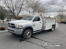 2018 DODGE RAM 5500 Service Truck, 1 TON 4X2 REG CAB W/SERV BODY Runs & Moves