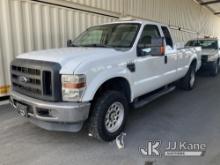 2009 Ford F250 4x4 XL Extended-Cab Pickup Truck Run & Moves Tire Light Is On