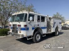 2005 Pierce Fire Truck 4X4 Pumper/Fire Truck Runs & Moves