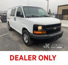 2015 Chevrolet Express G2500 Cargo Van Runs & Moves, Failed Smog