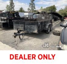 2005 Landscape Trailer Has Rust Damage, Trailer Length: 12ft 3in, Trailer Width: 6ft 9in, Total Trai