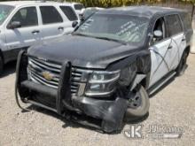 2020 Chevrolet Tahoe Police Package 4x4 Sport Utility Vehicle Not Running , No Key, wrecked , Paint 