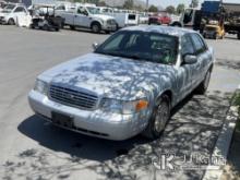 2003 Ford Crown Victoria Police Interceptor 4-Door Sedan Runs & Moves