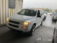 2008 Chevrolet Cargo Van Incomplete Extended Van Runs & Moves