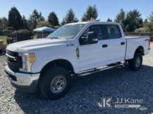 2017 Ford F250 4x4 Crew-Cab Pickup Truck Runs & Moves