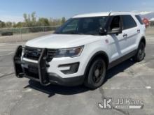 2018 Ford Explorer 4x4 Police 4-Door Sport Utility Vehicle Runs & Moves