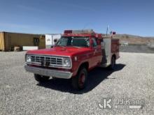 American La France , 1976 Dodge Power Wagon Brush Truck, Taxable, 4x4 Runs & Moves