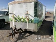 2006 Mirage Enterprises T/A Enclosed Cargo Trailer Body Damage