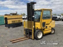 Clark GPX30 Rubber Tired Forklift Runs, Moves & Operates