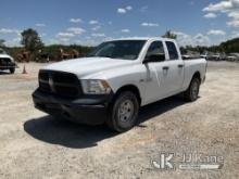 2015 RAM 1500 4x4 Extended-Cab Pickup Truck Runs & Moves) (Jump To Start, Rear Driver Tire Leaking, 
