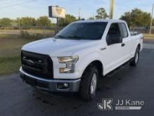 2015 Ford F150 4x4 Extended-Cab Pickup Truck Duke Unit) (Runs & Moves) (Windshield Wipers Will Not T