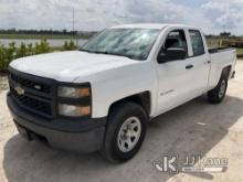 2014 Chevrolet Silverado 1500 4x4 Extended-Cab Pickup Truck Runs & Moves) (Body Damage, Driver Side 